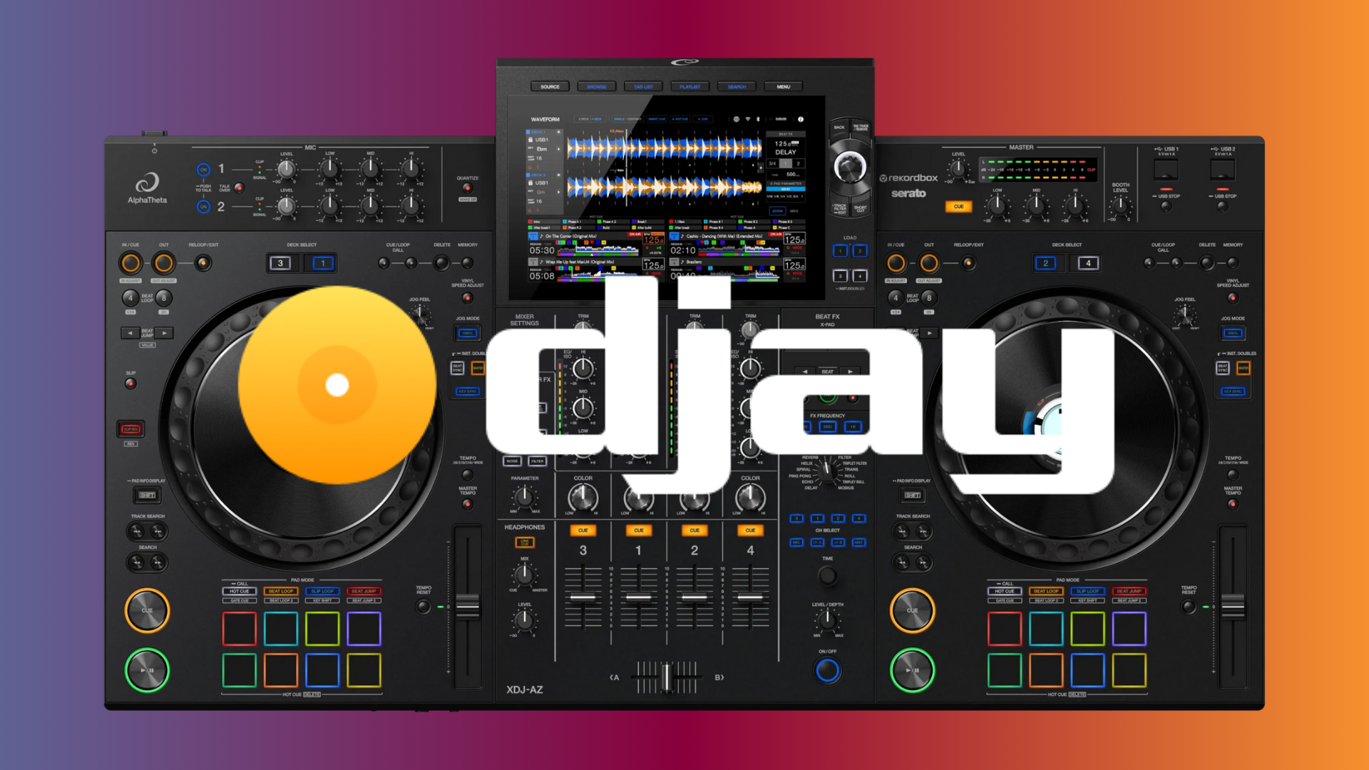 AlphaTheta XDJ-AZ + djay Pro